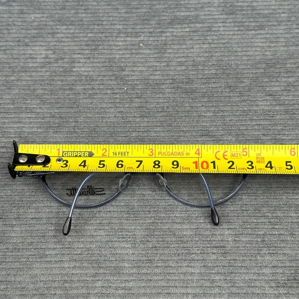 Silhouette Titan SPX Y2K Purple Blue Oval Eyeglasses Austria 48-18-140